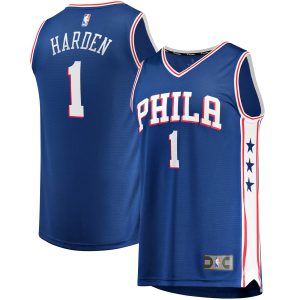 Fanatics James Harden Philadelphia 76ers Youth Royal Fast Break Replica Player Chic Jersey Icon Edition