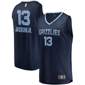 Fanatics Jaren Jackson Jr. Memphis Grizzlies Navy Replica Fast Break Fabulous Jersey Icon Edition