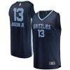 Fanatics Jaren Jackson Jr. Memphis Grizzlies Youth Navy Gorgeous 2021/22 Fast Break Replica Jersey Icon Edition