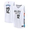 Fanatics Joe Harris Brooklyn Nets White Fastbreak Jersey City Edition Chic