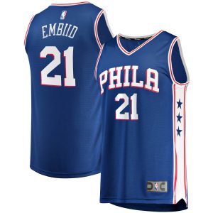 Fanatics Joel Eye - catching Embiid Philadelphia 76ers Royal Fast Break Replica Player Jersey Icon Edition