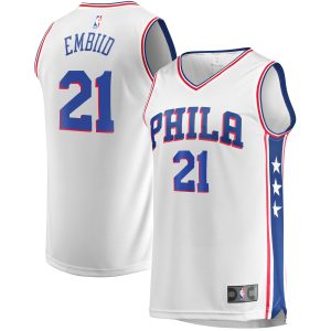 Fanatics Joel Embiid Philadelphia Gorgeous 76ers White Replica Jersey Association Edition