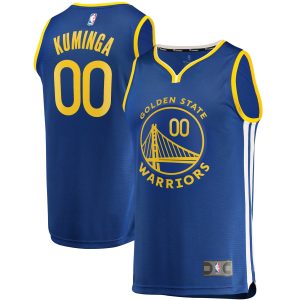 Fanatics Jonathan Kuminga Golden State Warriors Royal 2021 NBA Draft First Round Pick Fast Break Replica Jersey Icon Fabulous Edition