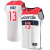 Fanatics Jordan Trendy Poole Washington Wizards Youth White Fast Break Player Jersey Association Edition
