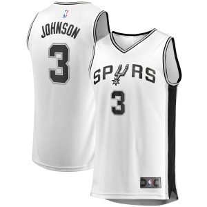 Fanatics Keldon Johnson San Antonio Spurs Youth White Fast Break Association Gorgeous Jersey