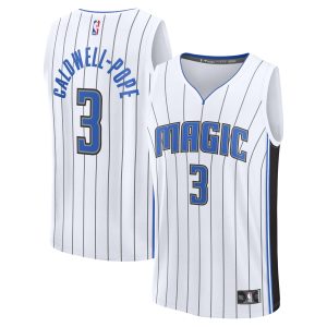 Fanatics Kentavious Unique Caldwell Pope Orlando Magic Youth White Fast Break Replica Player Jersey Association Edition