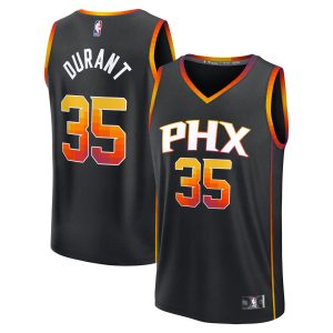 Fanatics Kevin Durant Phoenix Suns Youth Black Fast Break Replica Player Jersey Elegant Statement Edition