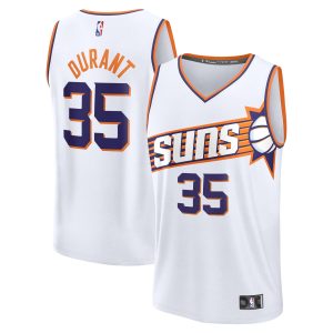 Fanatics Kevin Durant Phoenix Suns Youth White Fast Break Replica Player Jersey Association Edition Premium