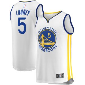 Fanatics Kevon Looney Golden State Warriors White Chic Fast Break Player Replica Jersey Association Edition