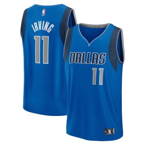 Fanatics Kyrie Irving Dallas Mavericks Youth Blue Fast Break Premium Replica Player Jersey Icon Edition