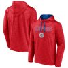 Fanatics LA Clippers Heather Red Fast Break Pullover Hoodie Elegant