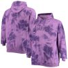 Fanatics Los Angeles Lakers Purple Big & Tall Wordmark Cloud Dye Eye - catching Pullover Hoodie
