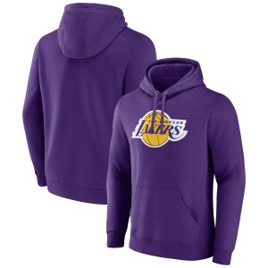 Fanatics Los Angeles Lakers Purple Primary Logo Pullover Hoodie Fabulous