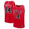 Fanatics Matas Buzelis Chicago Bulls Red Fast Stylish Break Replica Player Jersey Icon Edition