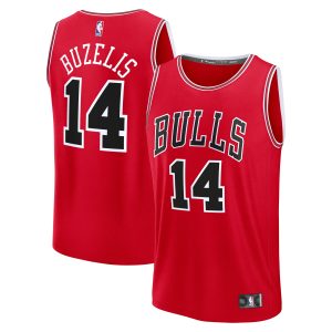 Fanatics Matas Buzelis Chicago Bulls Youth Red Fast Break Replica Player Jersey Icon Edition Stylish