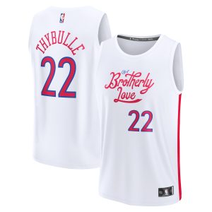 Fanatics Matisse Thybulle Philadelphia 76ers Youth White Eye - catching Fastbreak Jersey City Edition