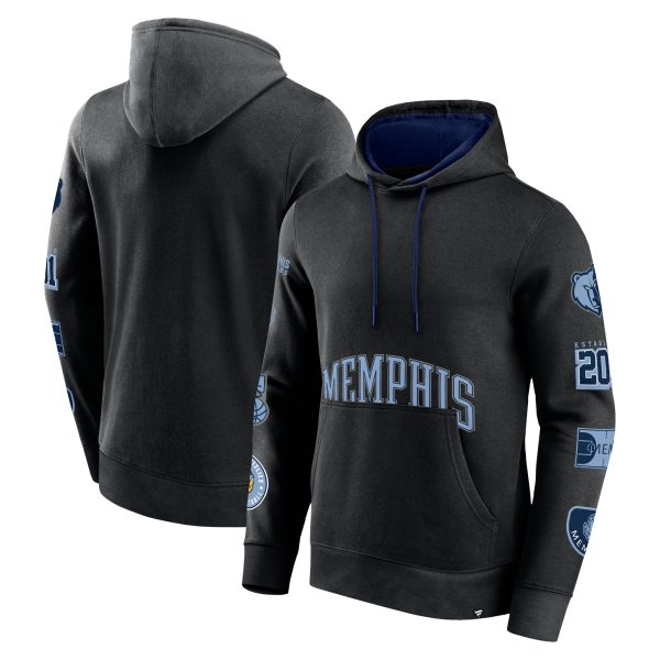 Fanatics Memphis Grizzlies Black Home Court Pullover Eye - catching Hoodie