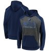 Fanatics Memphis Chic Grizzlies Heathered Charcoal/Navy Game Day Ready Raglan Pullover Hoodie