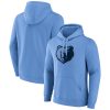 Fanatics Memphis Grizzlies Light Blue Primary Logo Pullover Hoodie Eye - catching