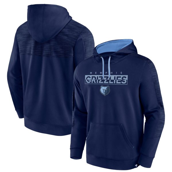 Fanatics Memphis Grizzlies Navy Defender Fleece Pullover Premium Hoodie