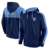 Fanatics Memphis Grizzlies Trendy Navy Rainbow Shot Full Zip Hoodie