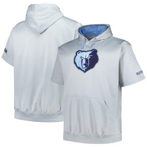 Fanatics Memphis Grizzlies Silver Big & Tall Trendy Logo Pullover Hoodie