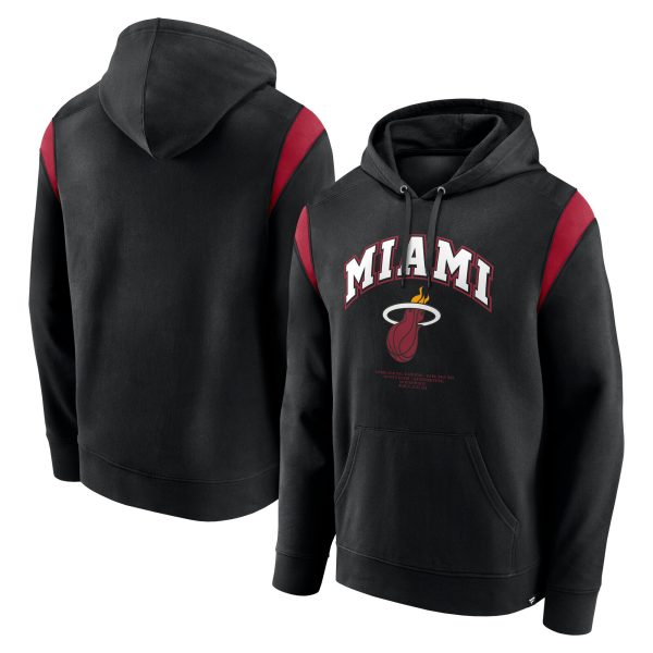 Fanatics Miami Heat Black Scorer Stylish Pullover Hoodie