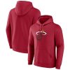 Fanatics Miami Heat Red Primary Logo Pullover Hoodie Unique