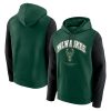 Fanatics Milwaukee Bucks Hunter Eye - catching Green Scorer Pullover Hoodie