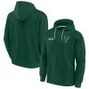 Fanatics Milwaukee Bucks Unisex Hunter Gorgeous Green Elements Super Soft Fleece Pullover Hoodie