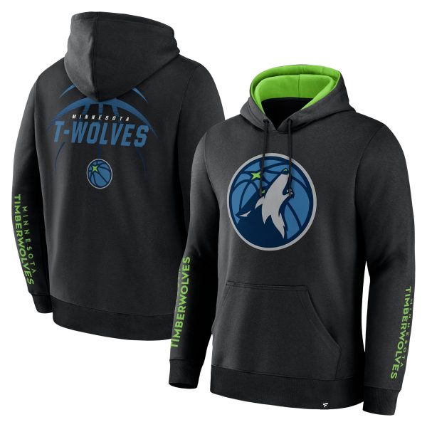 Fanatics Minnesota Timberwolves Black Legacy Gorgeous Guard Pullover Hoodie