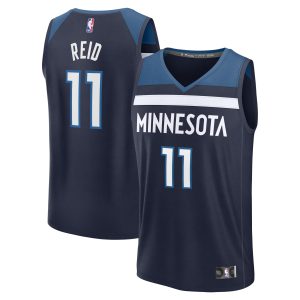 Fanatics Naz Reid Minnesota Timberwolves Navy Fast Break Replica Trendy Player Jersey Icon Edition