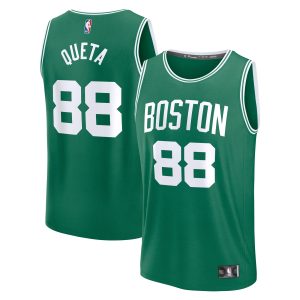 Fanatics Neemias Queta Boston Celtics Kelly Green Fast Break Premium Replica Player Jersey Icon Edition