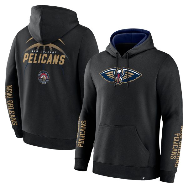 Fanatics New Orleans Pelicans Chic Black Legacy Guard Pullover Hoodie