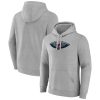 Fanatics New Orleans Pelicans Unique Heather Gray Primary Logo Pullover Hoodie