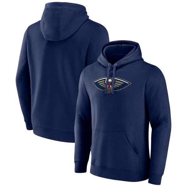 Fanatics New Orleans Pelicans Navy Primary Premium Logo Pullover Hoodie