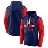 Fanatics New Orleans Pelicans Navy/Red Attack Colorblock Fabulous Pullover Hoodie
