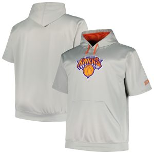 Fanatics New York Knicks Silver Big & Tall Logo Pullover Premium Hoodie