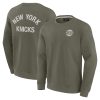 Fanatics New York Knicks Unisex Fabulous Olive Elements Super Soft Fleece Pullover Sweatshirt