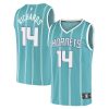 Fanatics Nick Richards Charlotte Hornets Teal Fast Break Unique Replica Jersey Icon Edition