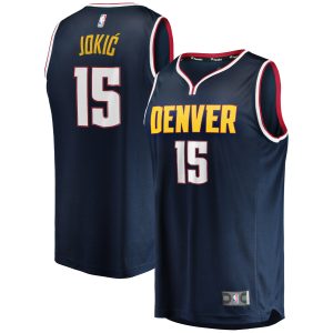 Fanatics Nikola Jokic Denver Nuggets Navy Big & Premium Tall Fast Break Player Jersey Icon Edition