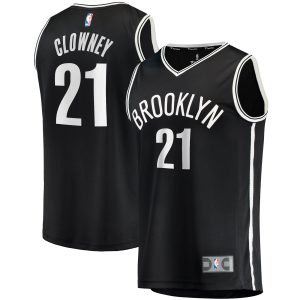 Fanatics Noah Clowney Brooklyn Nets Black Chic Fast Break Replica Jersey Icon Edition