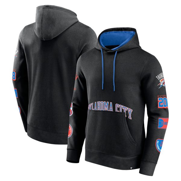 Fanatics Oklahoma City Thunder Black Home Court Pullover Hoodie Chic