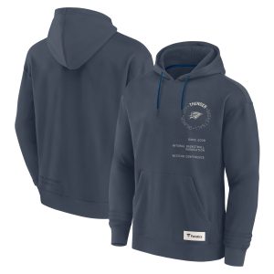 Fanatics Oklahoma City Thunder Blue Future Ground Info Eye - catching Elements Premium Pullover Hoodie