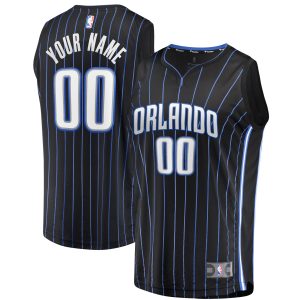 Fanatics Orlando Magic Black Fast Break Custom Jersey Chic Icon Edition