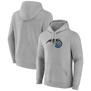 Fanatics Orlando Magic Heather Gray Fabulous Primary Logo Pullover Hoodie