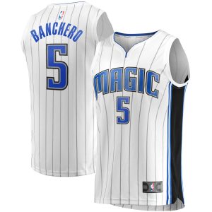 Fanatics Paolo Banchero Orlando Magic Stylish White Fast Break Association Jersey
