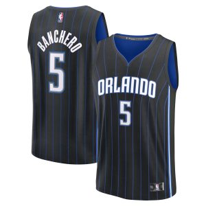 Fanatics Paolo Banchero Premium Orlando Magic Youth Black Fast Break Replica Player Jersey Icon Edition
