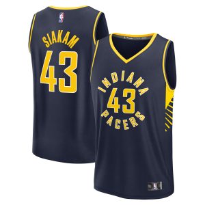 Fanatics Pascal Siakam Indiana Pacers Navy Fast Break Player Unique Jersey Icon Edition
