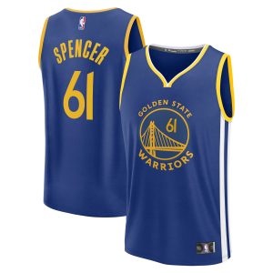 Fanatics Pat Spencer Golden State Eye - catching Warriors Royal Fast Break Replica Player Jersey Icon Edition